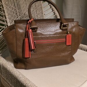 Coach Legacy Pebbled Leather Med Candace Tote Bag D1273-19926